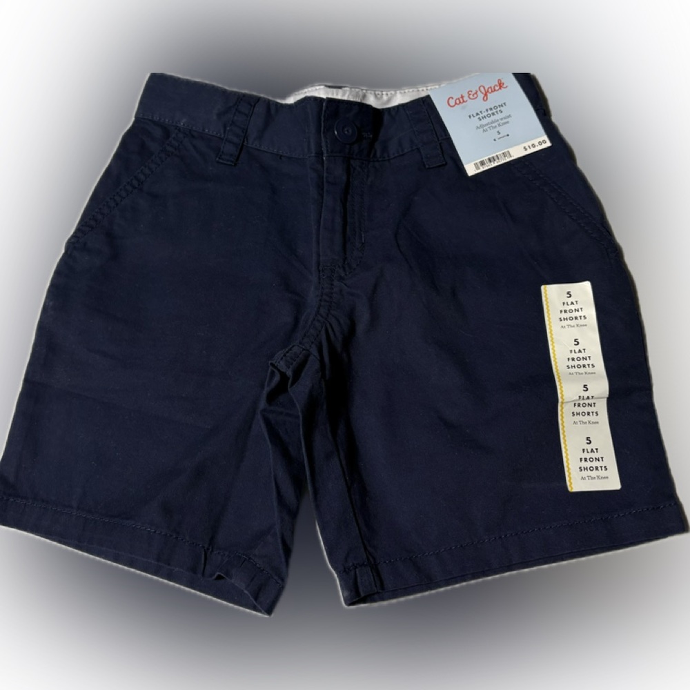 Cat & Jack Flat-front Shorts Size 5 NWT